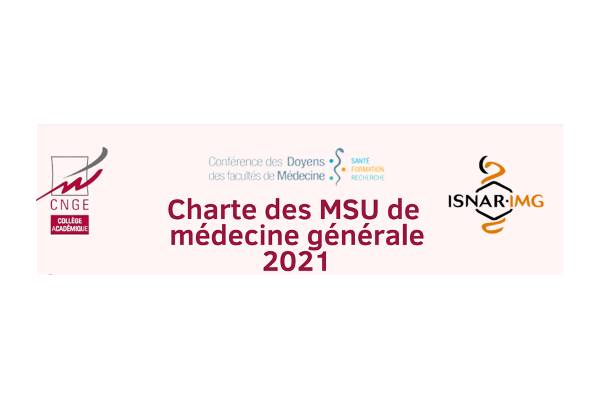 Parution de la charte des MSU de médecine générale
